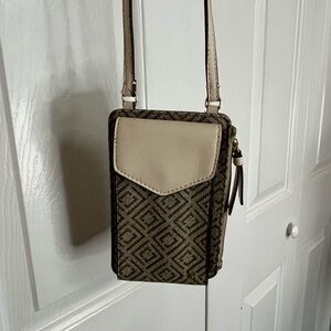 Elegant Diamond Pattern Messenger Bag